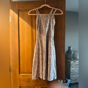 Pact clothing Women’s fit and flare strappy dress in Medium NWT